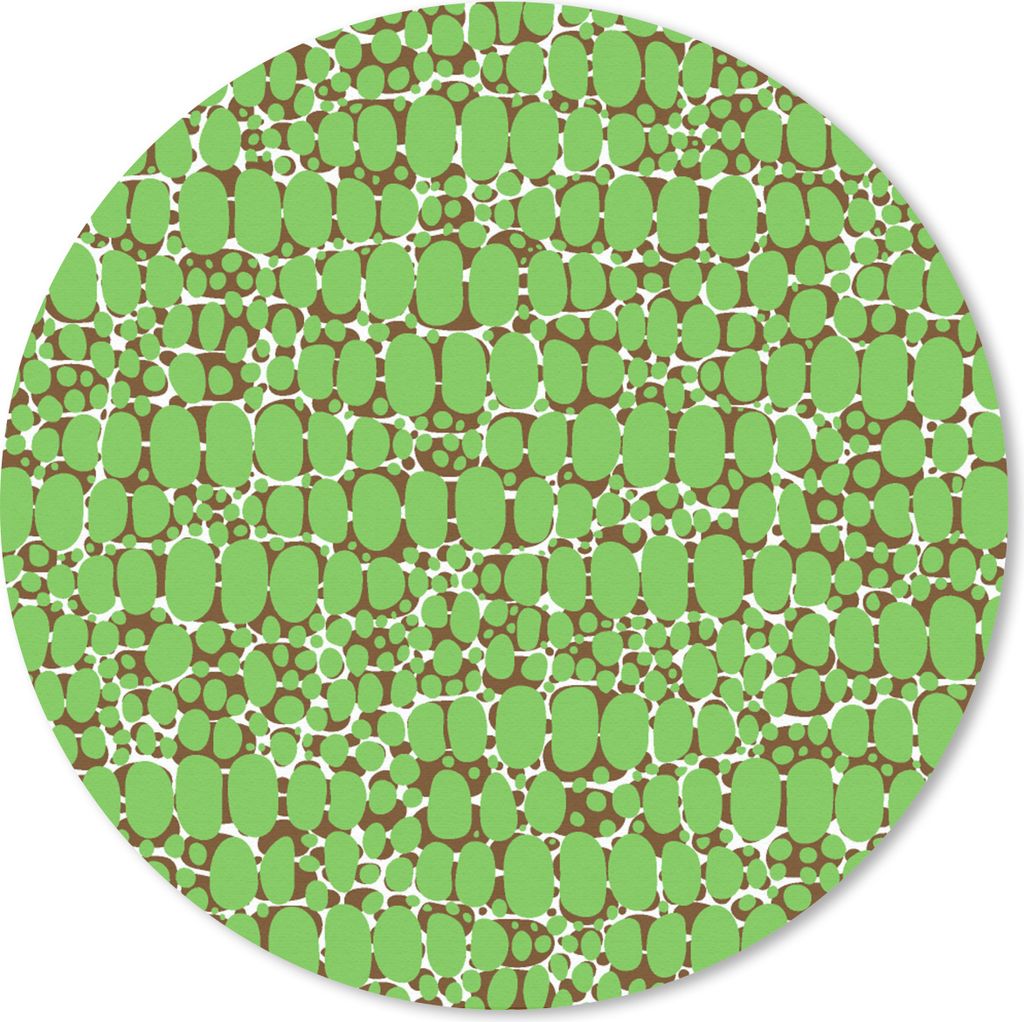 MuchoWow Mauspad Mousepad Krokodil - Textur - Muster - Grün 40x40 cm - Mousepads - Maus Mat - Pad - Mausunterlage - Schreibtisch Accessoires