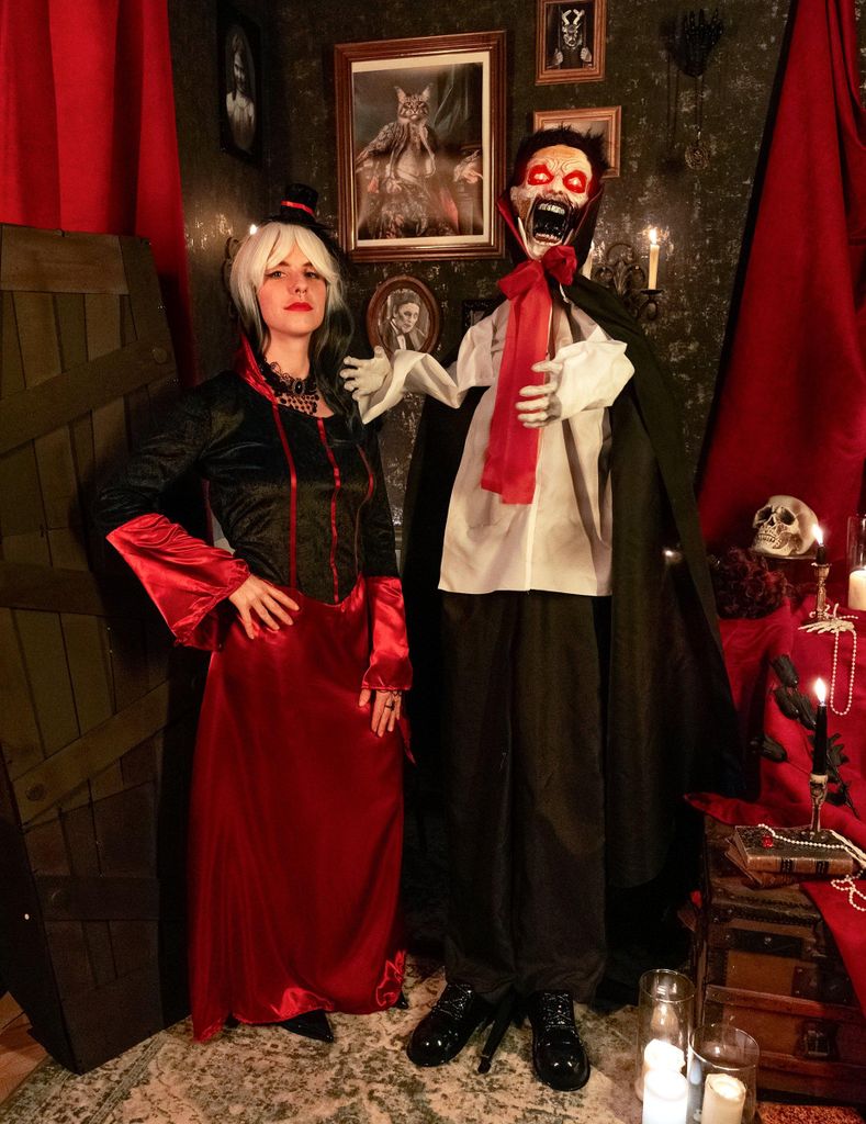 Vampir Dekofigur Animatronic 175 cm - Produktbild 
