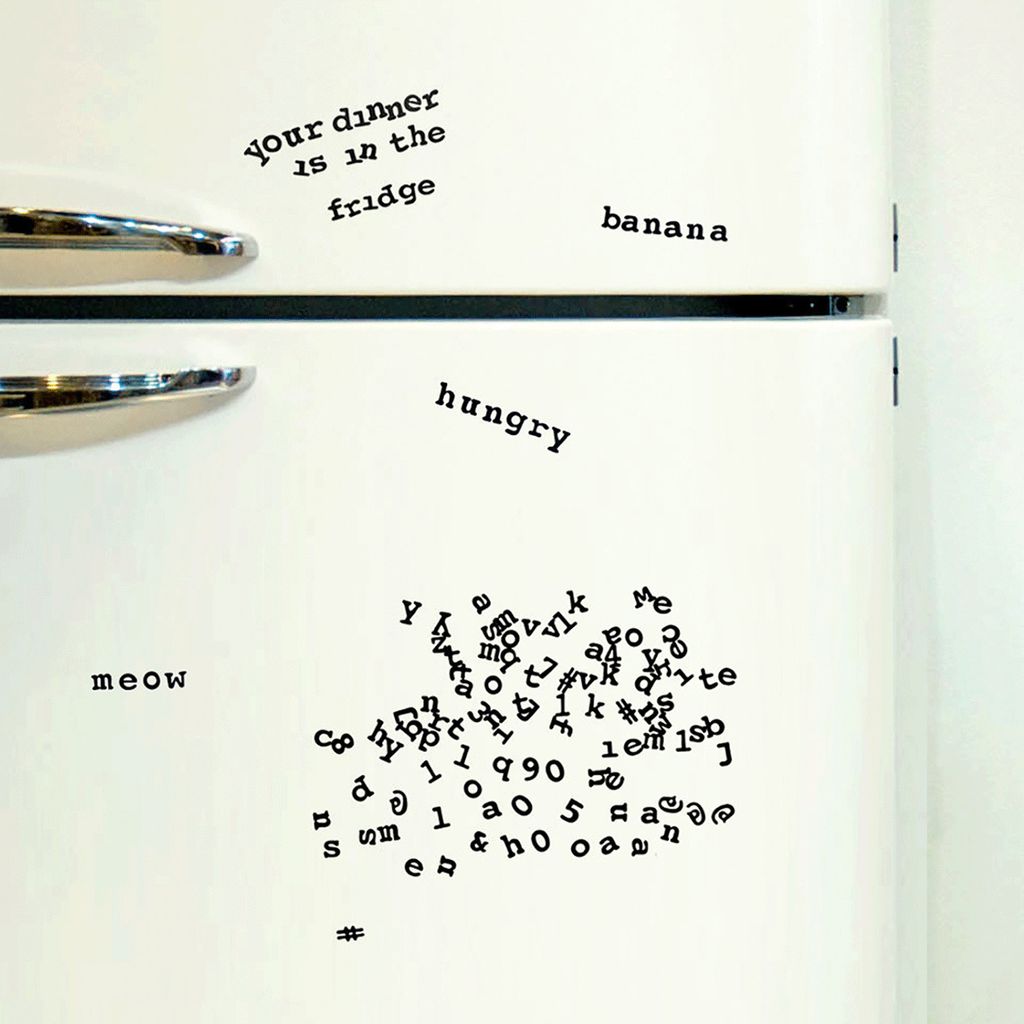 201 Alphabet-Magnete. Produktbild 