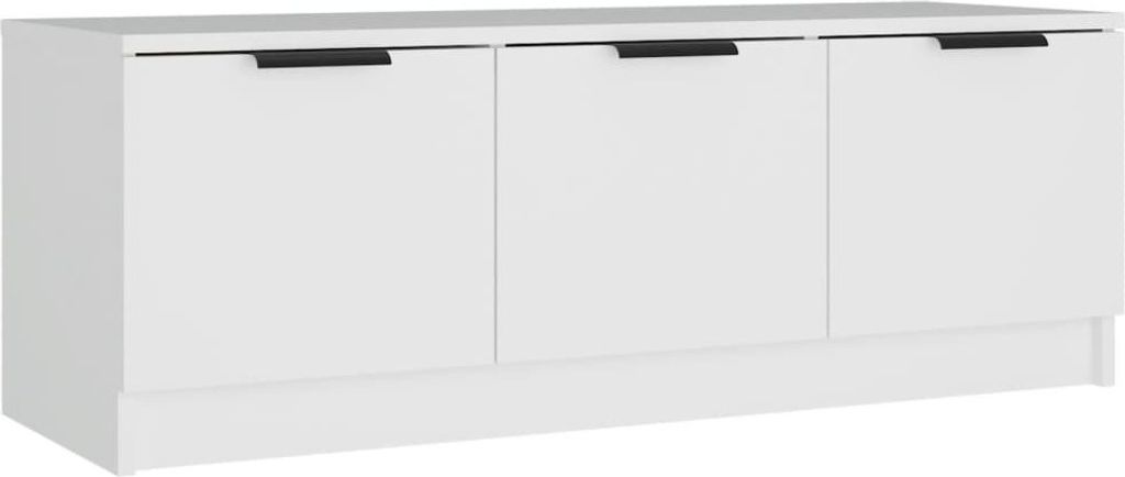 TV-Schrank Weiß 102x35x36,5 cm Holzwerkstoff
