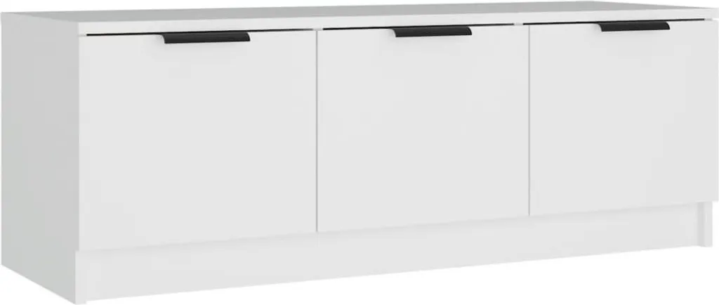 SYFAX™ Mobile Porta TV Bianco 102cm | Eleganza Essenziale Legno