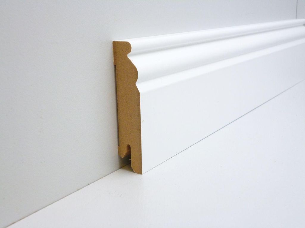 B.S. Bauprogramm Ziersockelleiste Clip 250 cm 80 x 18 mm Produktbild 