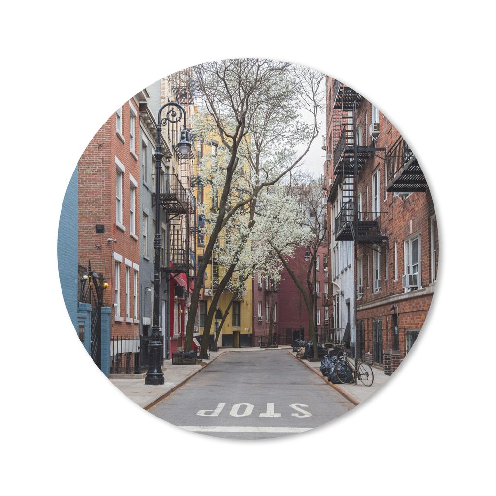 MuchoWow Mauspad Mousepad New York - Amerika - NYC 30x30 cm - Mousepads - Maus Mat - Pad - Mausunterlage - Tischunterlage - Schreibtischmatten