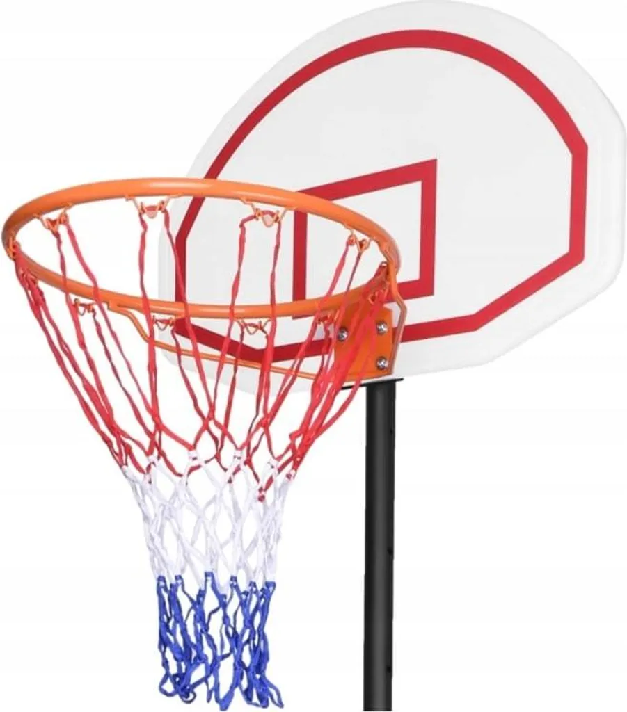 Panier de basket-ball réglable 165-205cm avec support mobile extérieur - 3