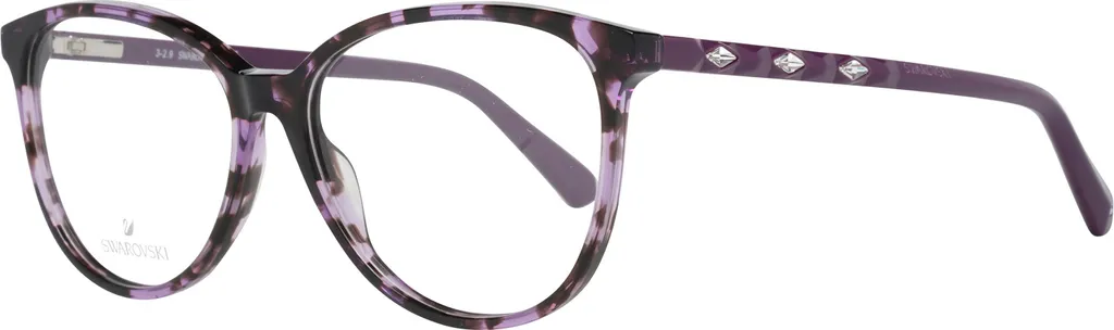 Monture de lunettes Swarovski SK5301 en acétate coloris havane taille 54