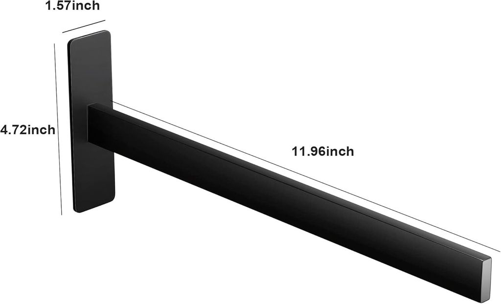 Handtuchhalter, Wandmontage Hantuchhalterung aus Edelstahl, Produktbild 6