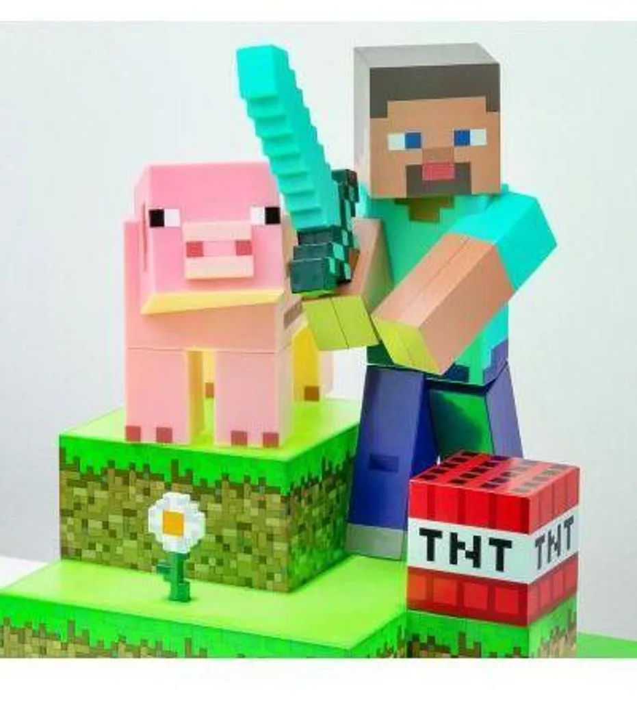 Veilleuse Minecraft Diorama Paladone Éclairage Doux pour Chambre Enfant - 6
