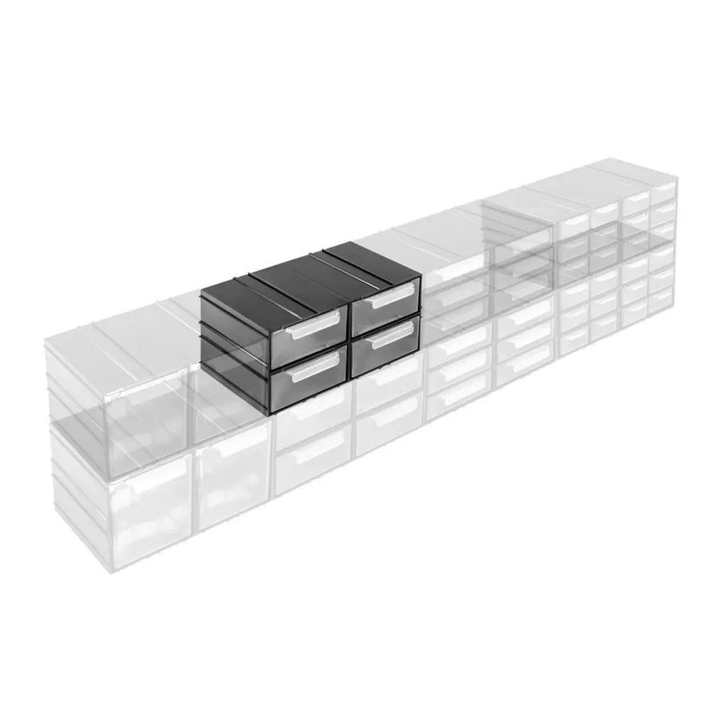 Armoire modulaire 92 cm : solution gain de place extensible et organisée - 4