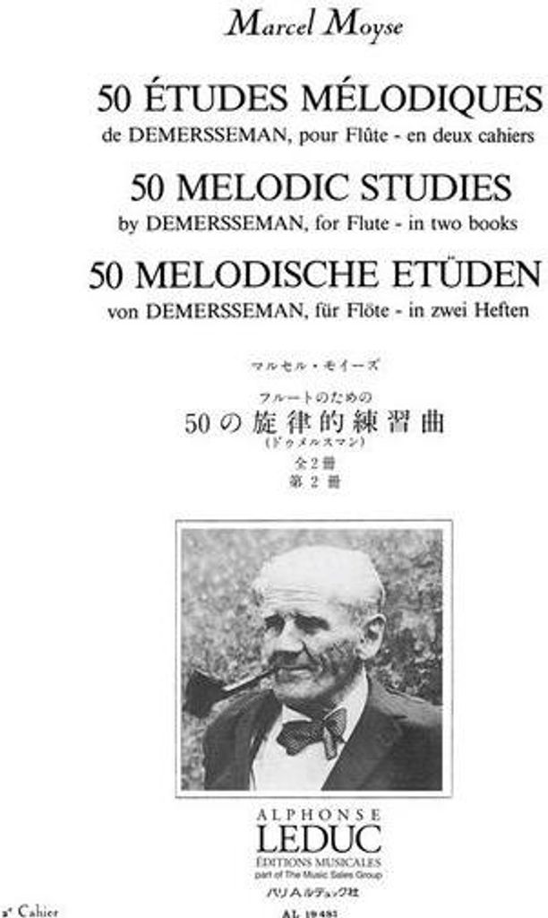 50 études mélodiques op.4 vol.2pour flûte