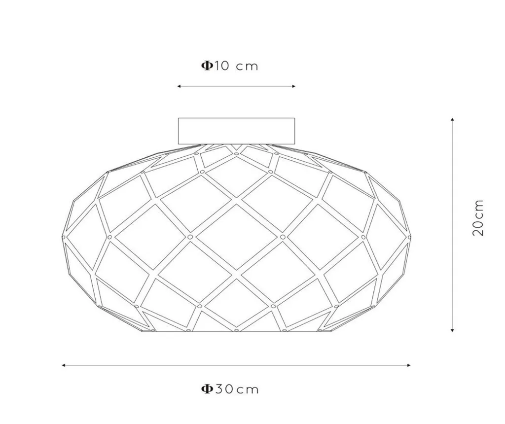 Éclairage de Plafond Design E27 WOLFRAM pour Décoration Loft Moderne - 5