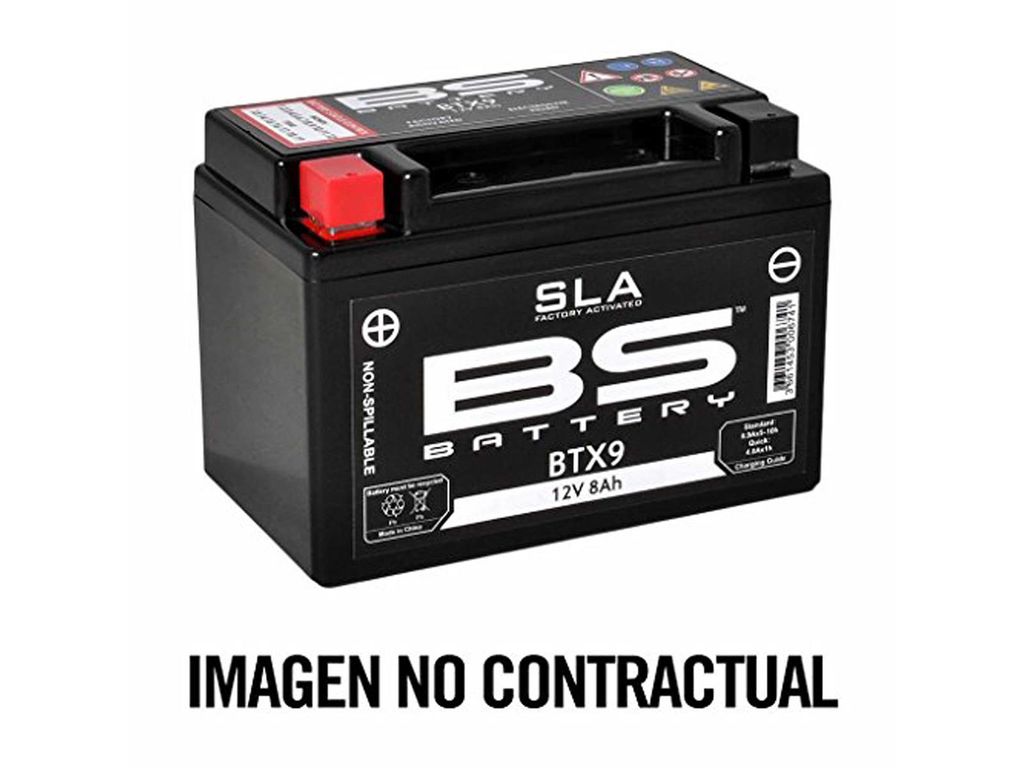 BS BATTERY SLA Wartungsfreie Batterie Werkseitig aktiviert - 12N5.5-3B