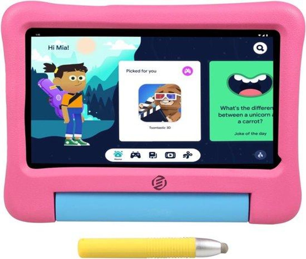 Tablet für Kinder ab 3 Jahren - Komplett-Set - Kinder-Tablet - Oma- und Opa-Modell - Ab 3 Jahren - mit Schutzfolie - Limited Edition