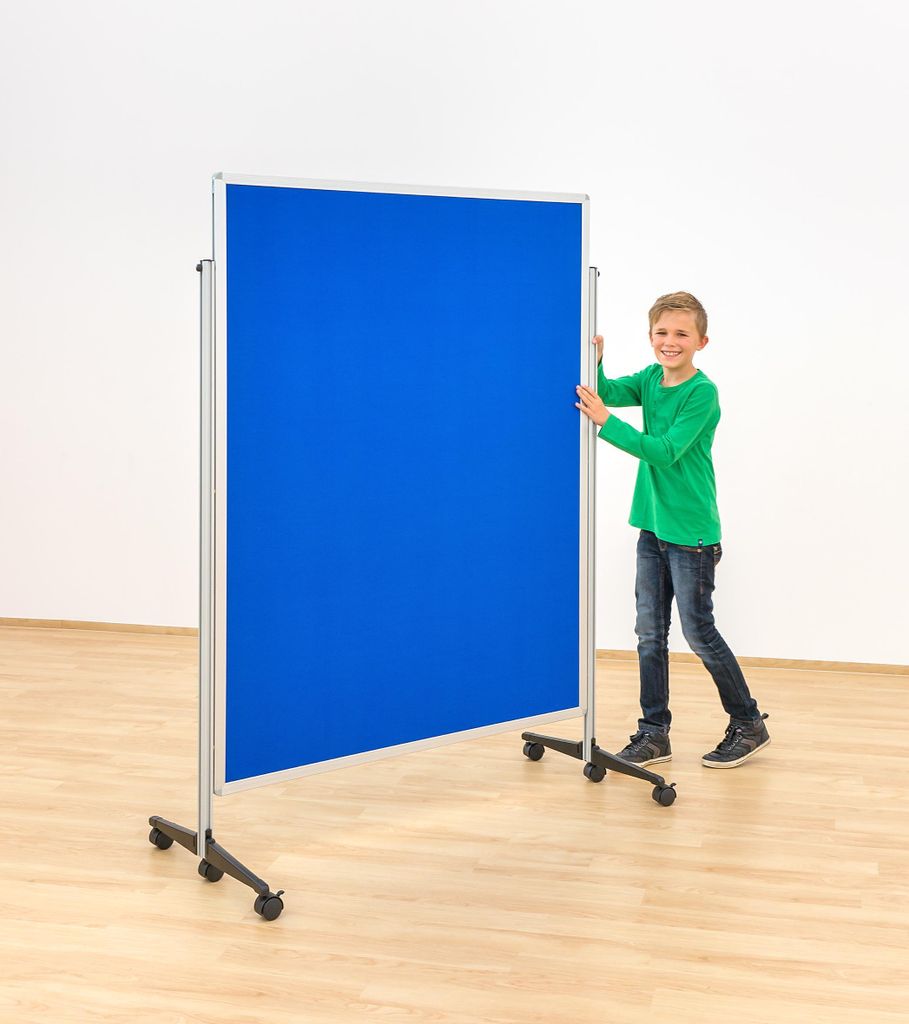 Betzold Moderationstafel, 150 x 120 cm, höhenverstellbar, Farbe: blau