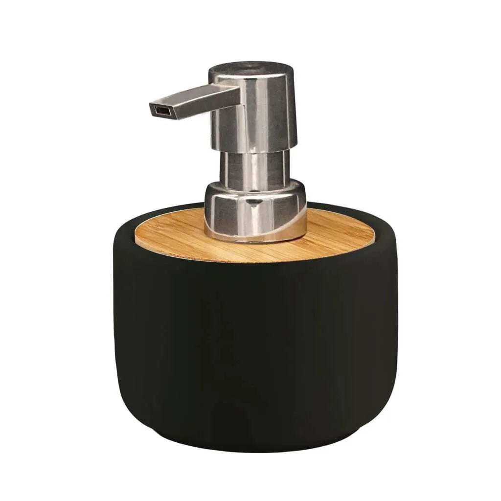 Dispenser Sapone RIDDER Fantasia Nero | Accessorio Bagno Design Moderno