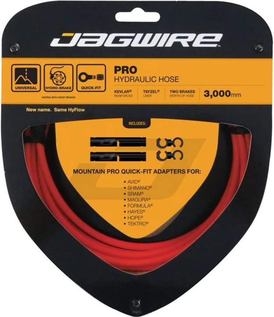 Tuyau hydraulique Jagwire Mountain Pro Orange pour freins à disque VTT