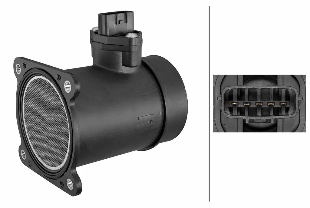 Capteur de masse d'air 5 broches HELLA compatible avec Nissan Maxima