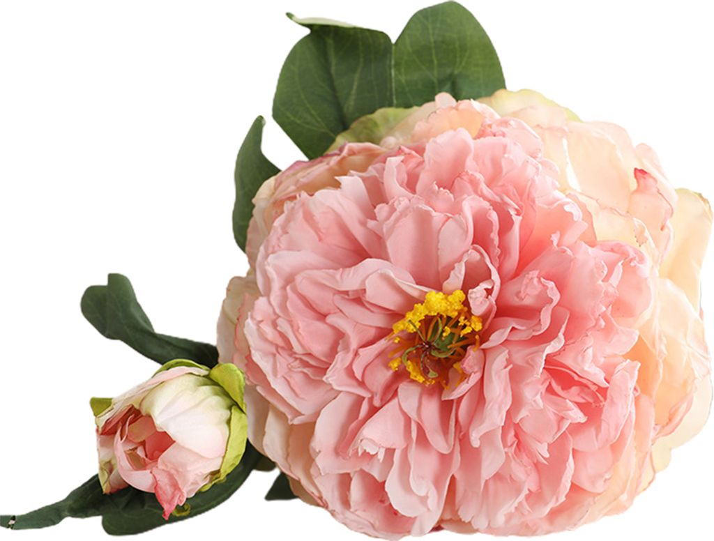 künstliche Blume lebendige Farbe Nicht-und Faux Seiden Hochzeit Peony Blumensträuße Mittelstücke Arrangements Schlafzimmer Dekoration-Rosa