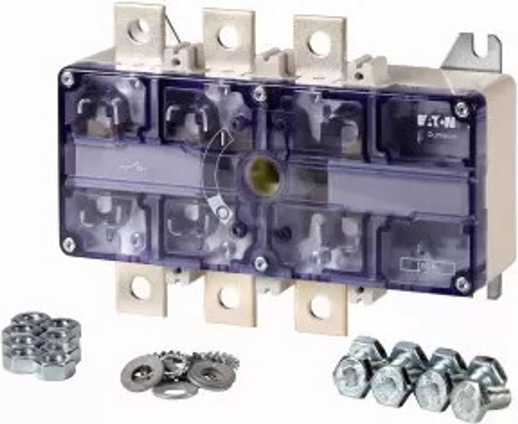 Eaton Lasttrennschalter, DMVS, 160 A, 3-polig, STOPP-Funktion optional, ohne Drehgriff und Antriebsachse, Anschlussbohrung 9 mm 1814186