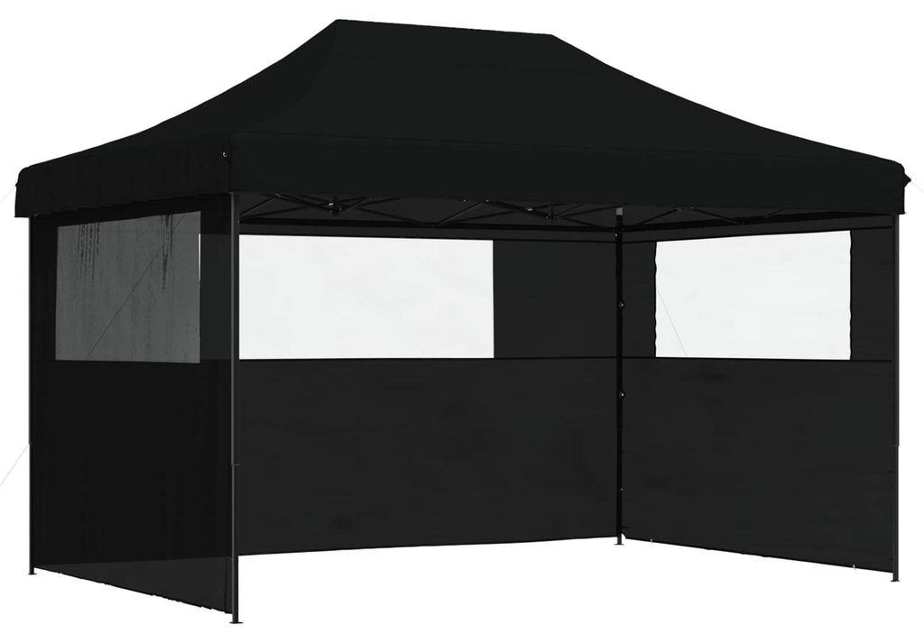 vidaXL Party-Zelt Schwarz 279 x 410 x 315 cm Oxford-Stoff
