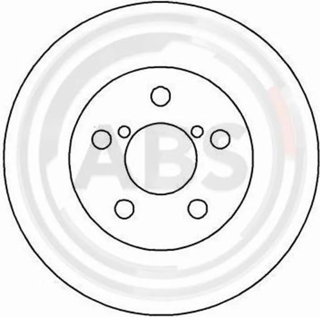 Disque de frein avant ventilé pour Toyota RAV 4 I série A1 A.B.S. 16554