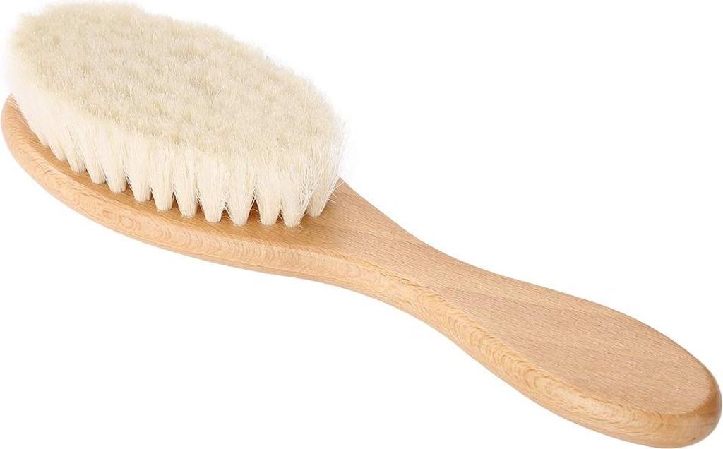 Hölzerne Haarbürste Retro Oliekopbürste - weiche Borsten für Männer und Frauen.
