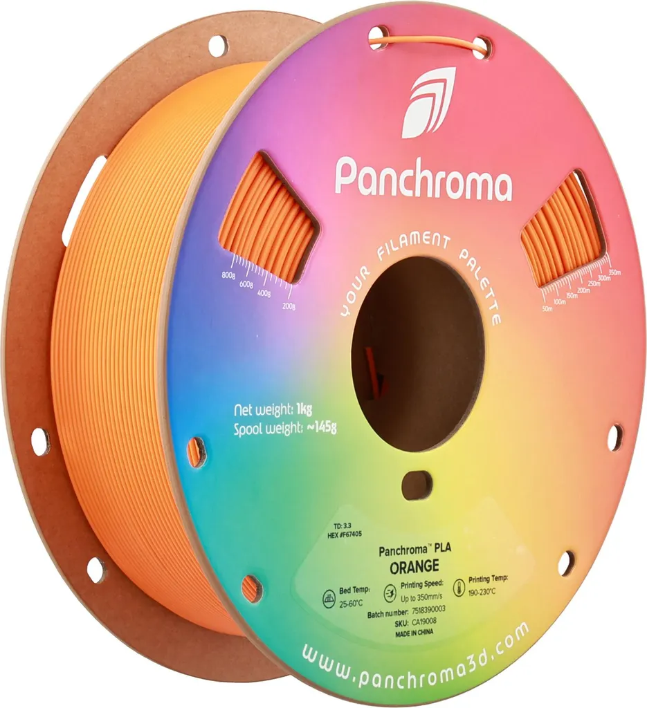 Recensione Polymaker Panchroma PLA 1kg Arancione - Prestazioni Top