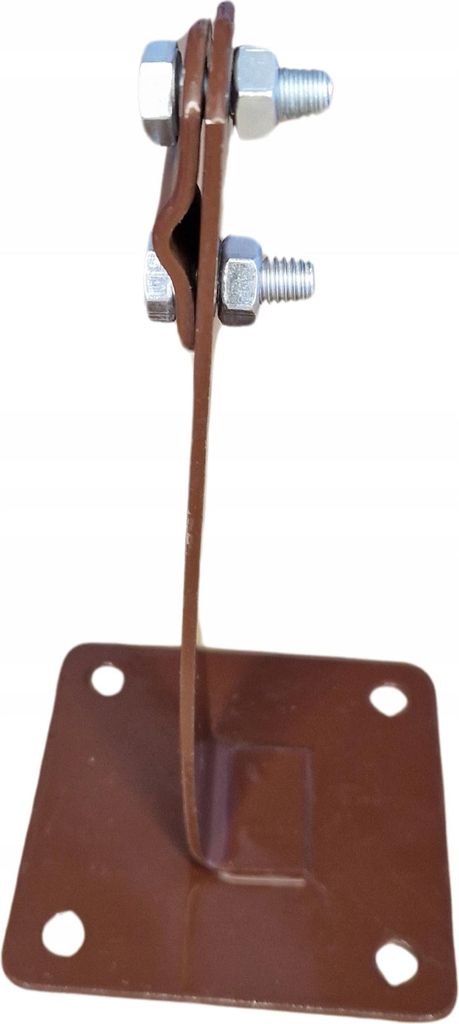 Dachhalterung mit Platte für Draht H -130mm. ZS BRAUN