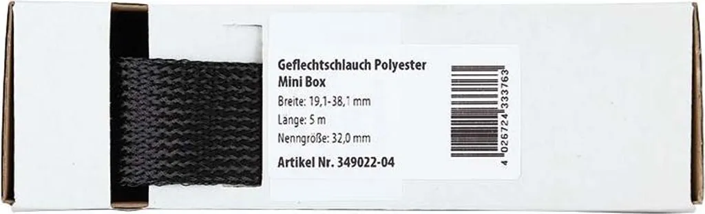 Gaine thermique pour isolation électrique Mini Box 19.1 mm noir 5m