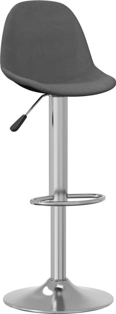 vidaXL Barhocker 2 Stk. Dunkelgrau Stoff