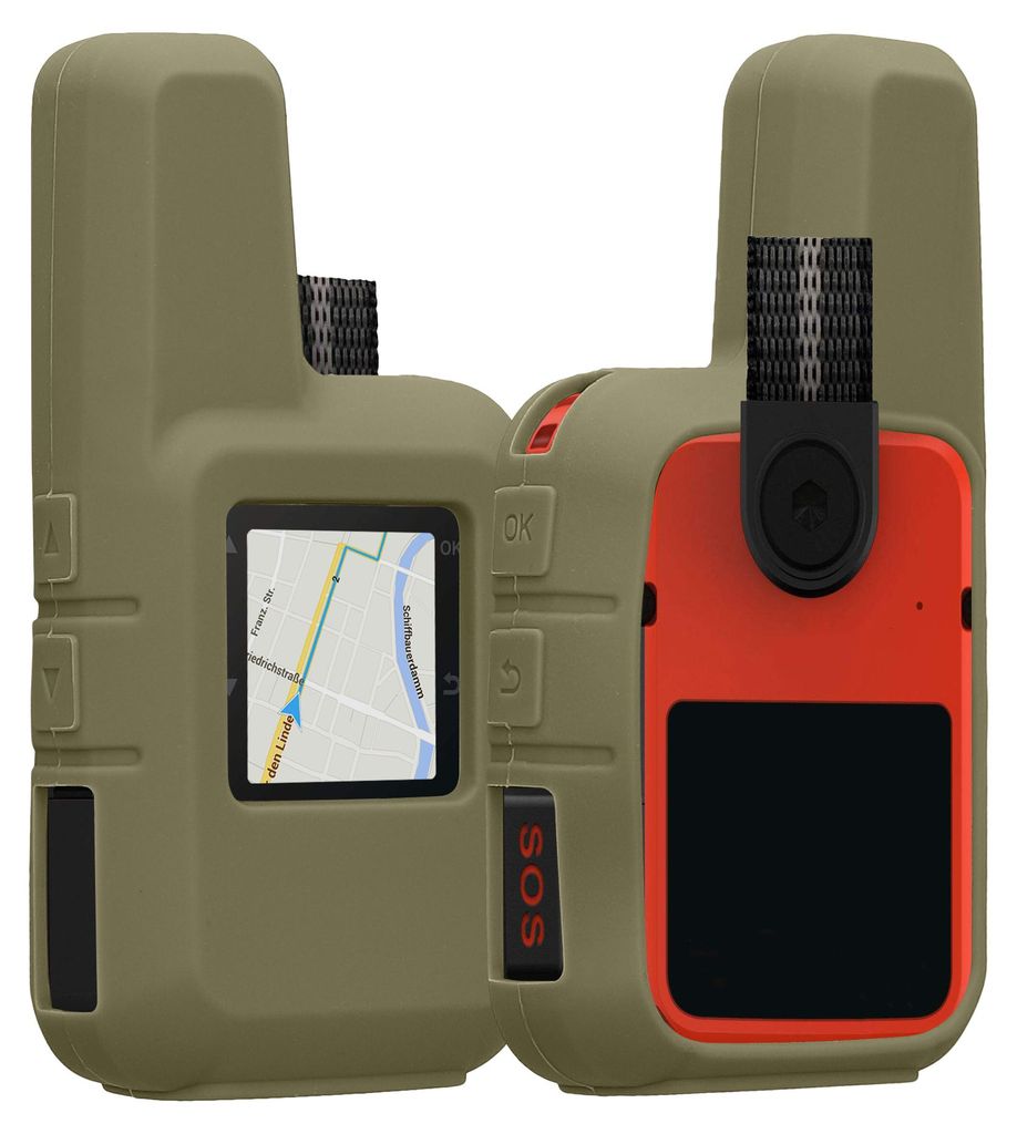 kwmobile Hülle für Garmin inReach Mini 2 Schutzhülle - Hülle für GPS Handgerät - Case in Grün