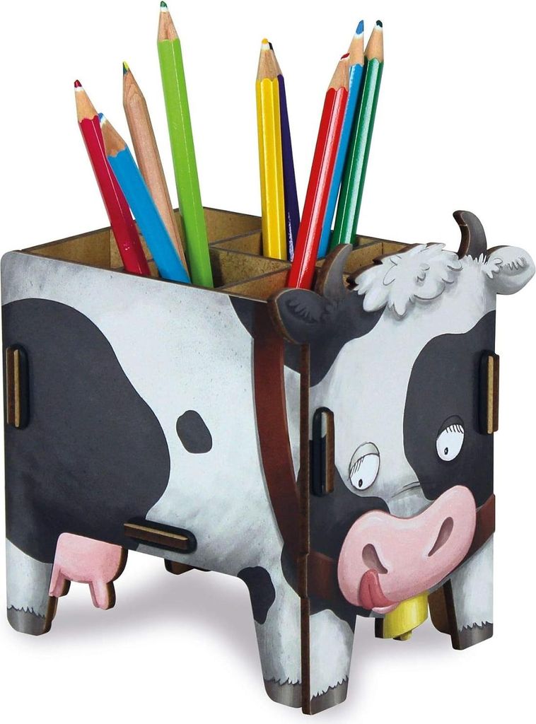 Kuh Stiftehalter - 125 x 10 x 10 x 13 cm.