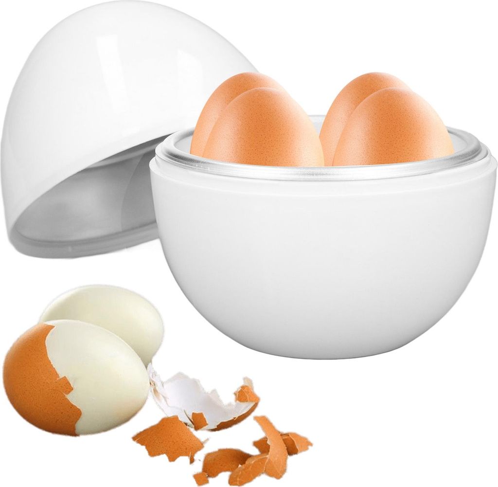 Hartgekochtes Ei-Kocher 4 Eier Kapazität Kompaktes Design Produktbild 