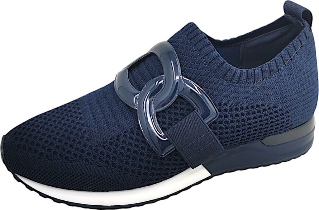 La Strada  Damenschuhe Halbschuhe Slipper Blau Freizeit, Produktbild 8