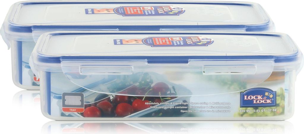 Lock&Lock HPL816T Frischhaltedose 800ml (2er Pack) Produktbild 