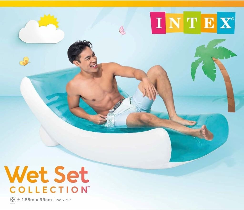 INTEX Luftmatratze Rockin 188 x 99 cm, Lounge Produktbild 8