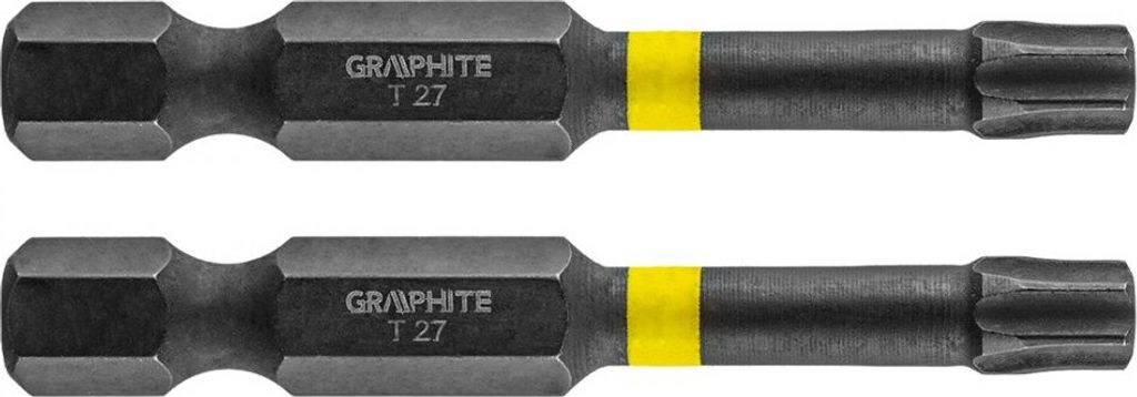 GRAPHITE Rázové bity TX27 x 50 mm, 2 ks. Obrázek produktu 