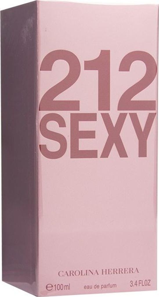 A pink box of Carolina Herrera 212 Sexy Eau de Parfum.