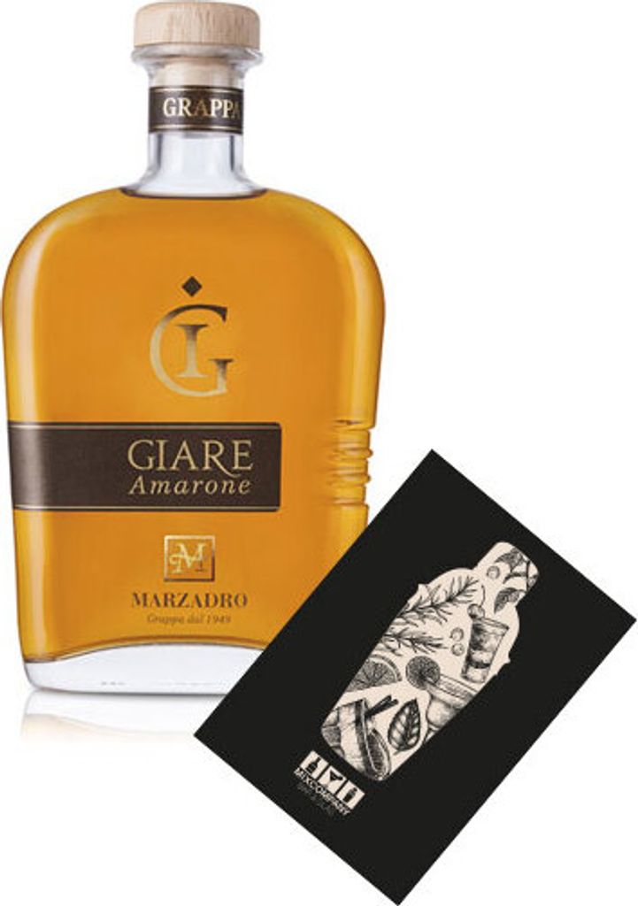 Marzadro Grappa Amarone 0,7L (41% vol) Giare Amarone 700ml- Produktbild 