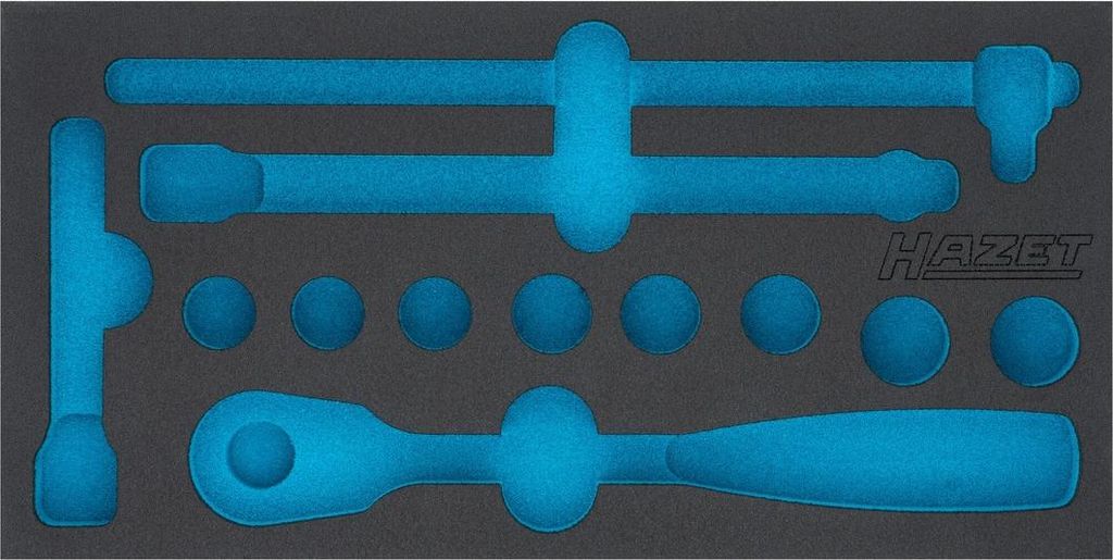 Hazet 2-Komponenten Weichschaumeinlage 163-562L, (LxB) 342 x 172 mm
