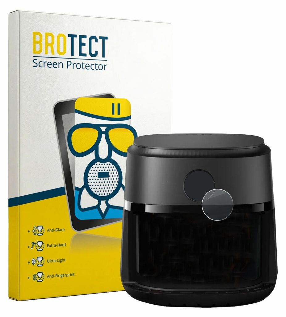 BROTECT Entspiegelungs Schutzglas für Philips Airfryer 2000 Series 6.2L Schutzfolie Panzer Folie Glas Display Schutz matt