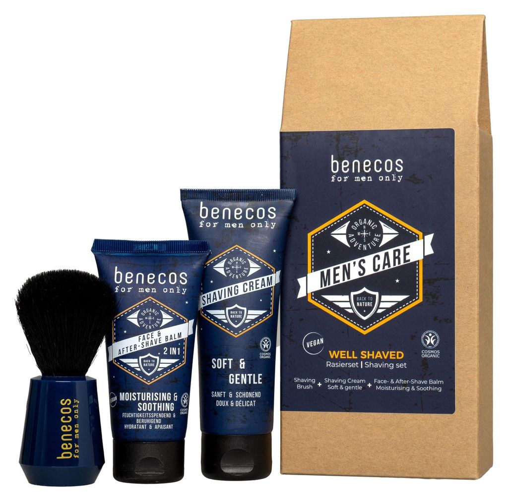 benecos Geschenkset for men only: Well shaved
