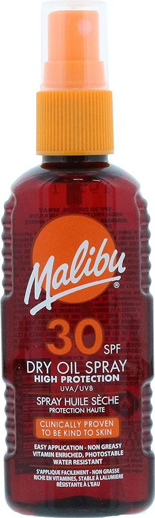 Malibu Trockenölspray SPF30 Bräunungsöl 100 ml