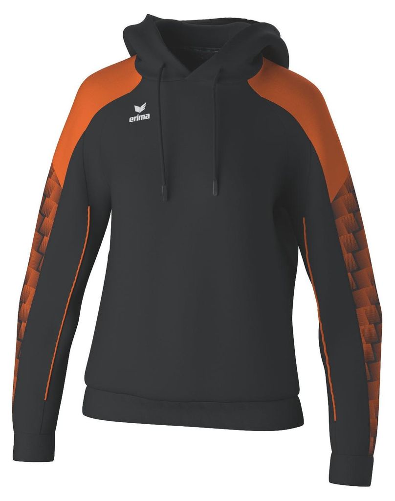 Erima Evo Star Hoody Schwarz/Orange