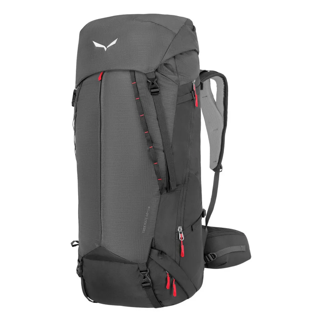 Sac à dos rando Salewa Trek Mate 60 + 5 W gris : fini les douleurs de dos