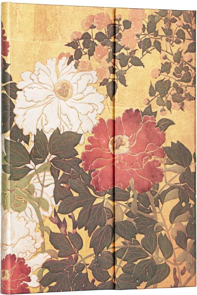 Paperblanks Natsu Rinpa Florals Hardcover Journal Ultra Lined Wrap 144 Pg 120 GSM