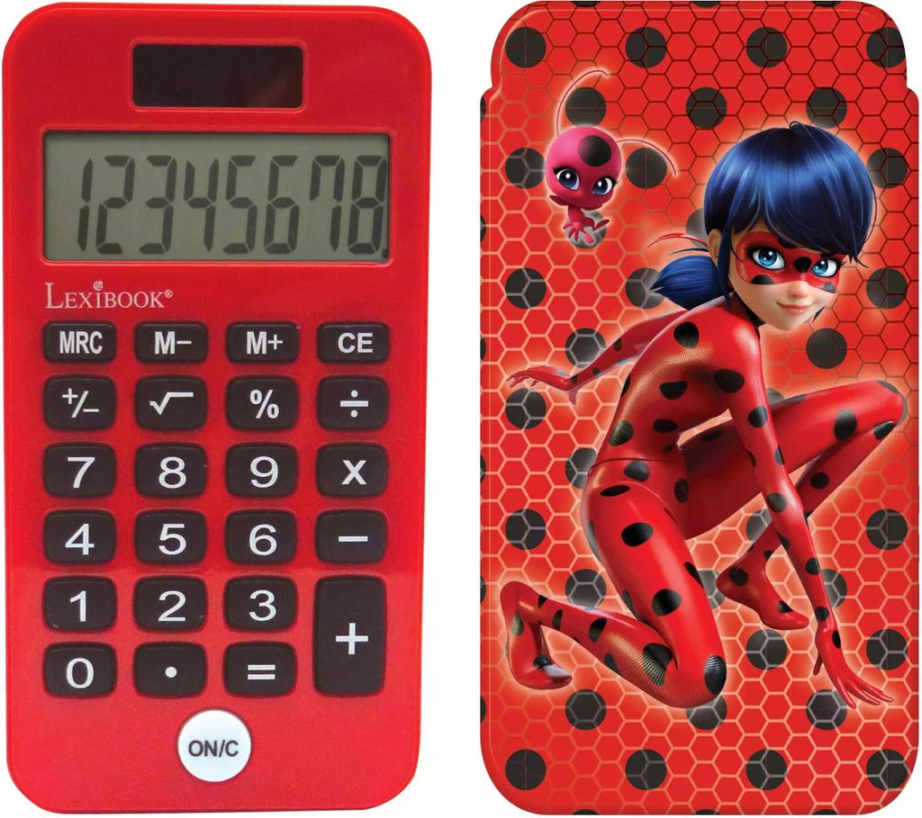 Lexibook Bank Calculator Magic Ladybug mit einer schützenden Abdeckung