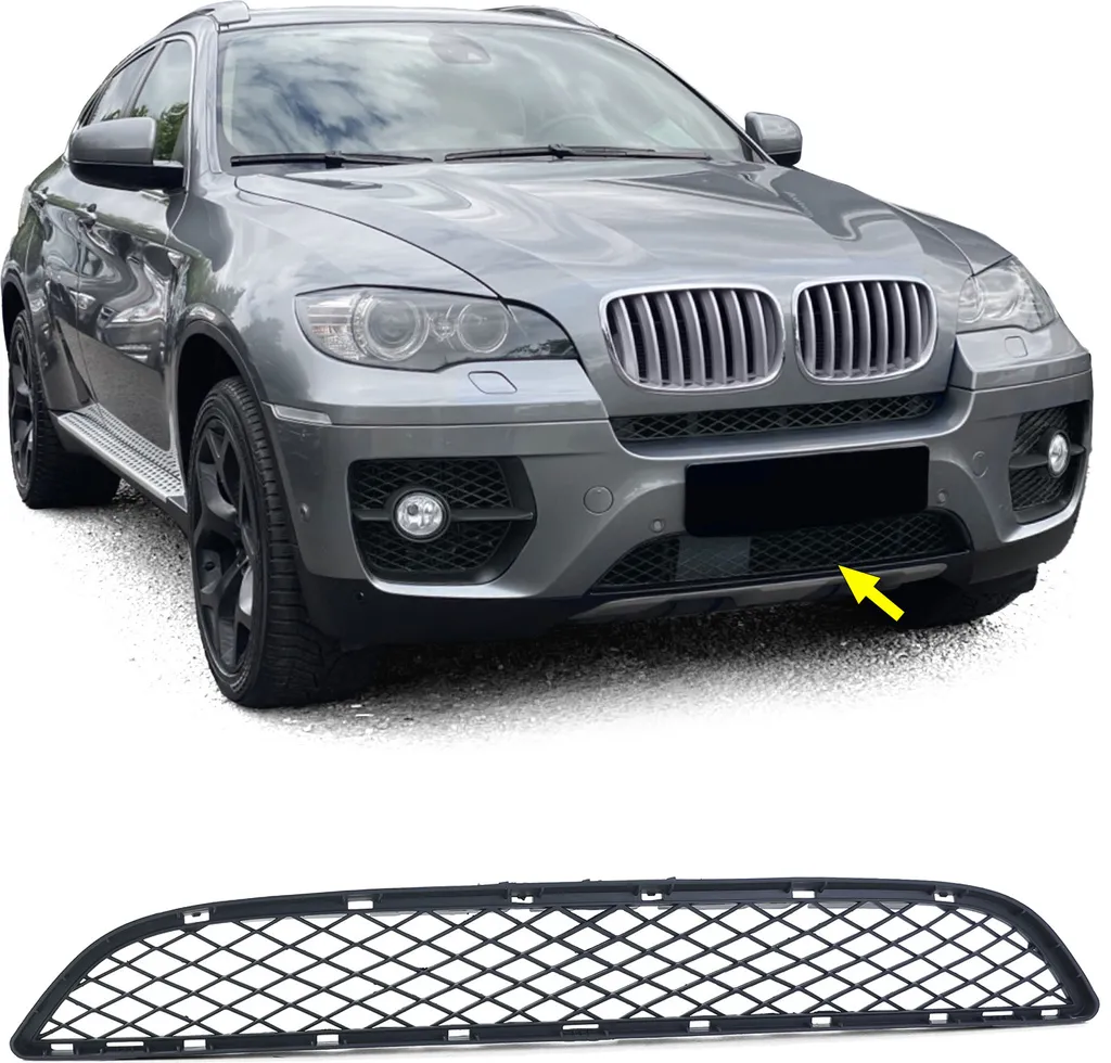 Grille de Calandre Sport Centrale Basse pour BMW X6 E71 de 2006 à 2014