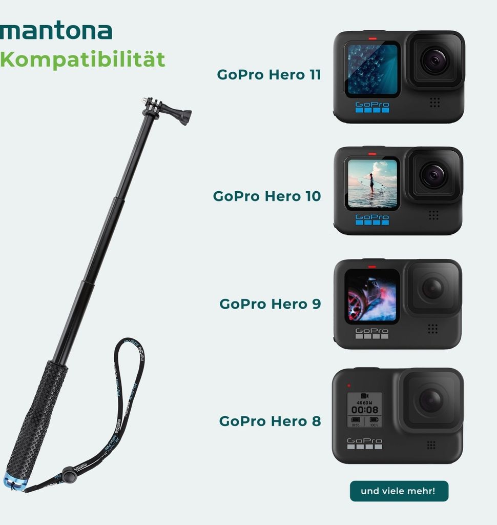 Teleskopická podpěrná tyč Mantona (D 50 cm pro adaptéry Obrázek produktu 6