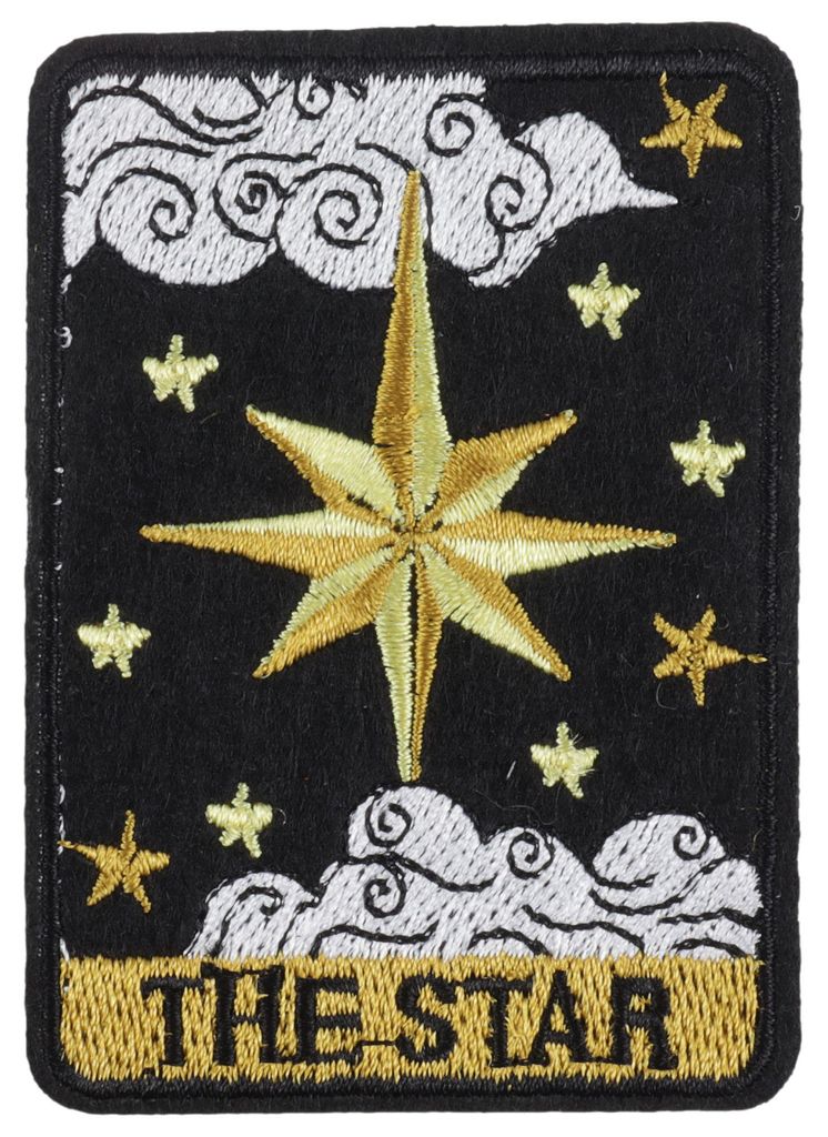 Aufnäher Tarotkarte Der Stern Patch Produktbild 