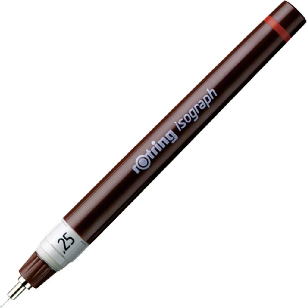 Rotring 1903398 Isograph 0,25 mm Stylo Technique Haute Précision